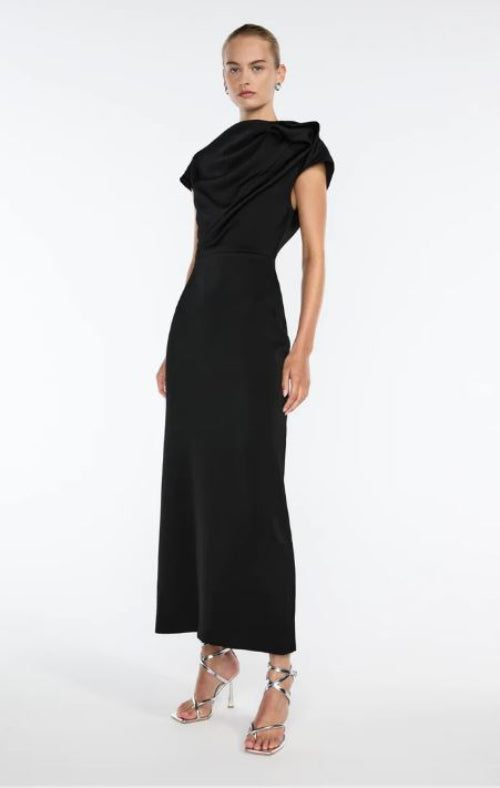 Manning Cartell Grand Illusion Maxi Gown in Black Front View
