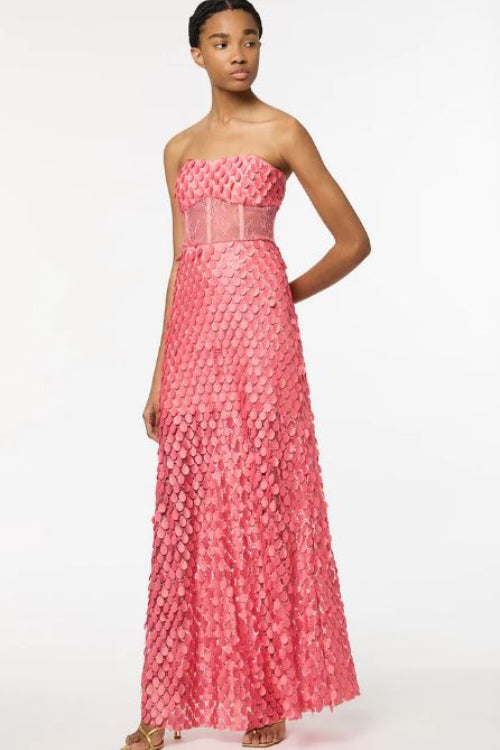 Manning Cartell Supreme Extreme Strapless Gown in Peony