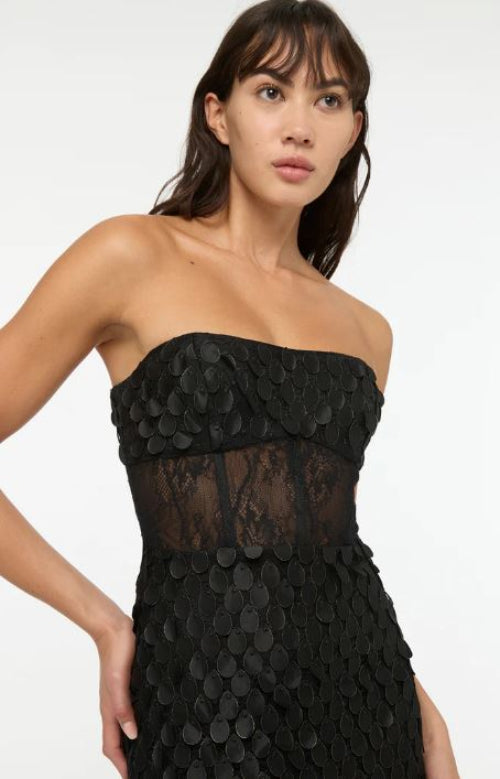 Manning Cartell Supreme Extreme Strapless Gown in Black Close Up