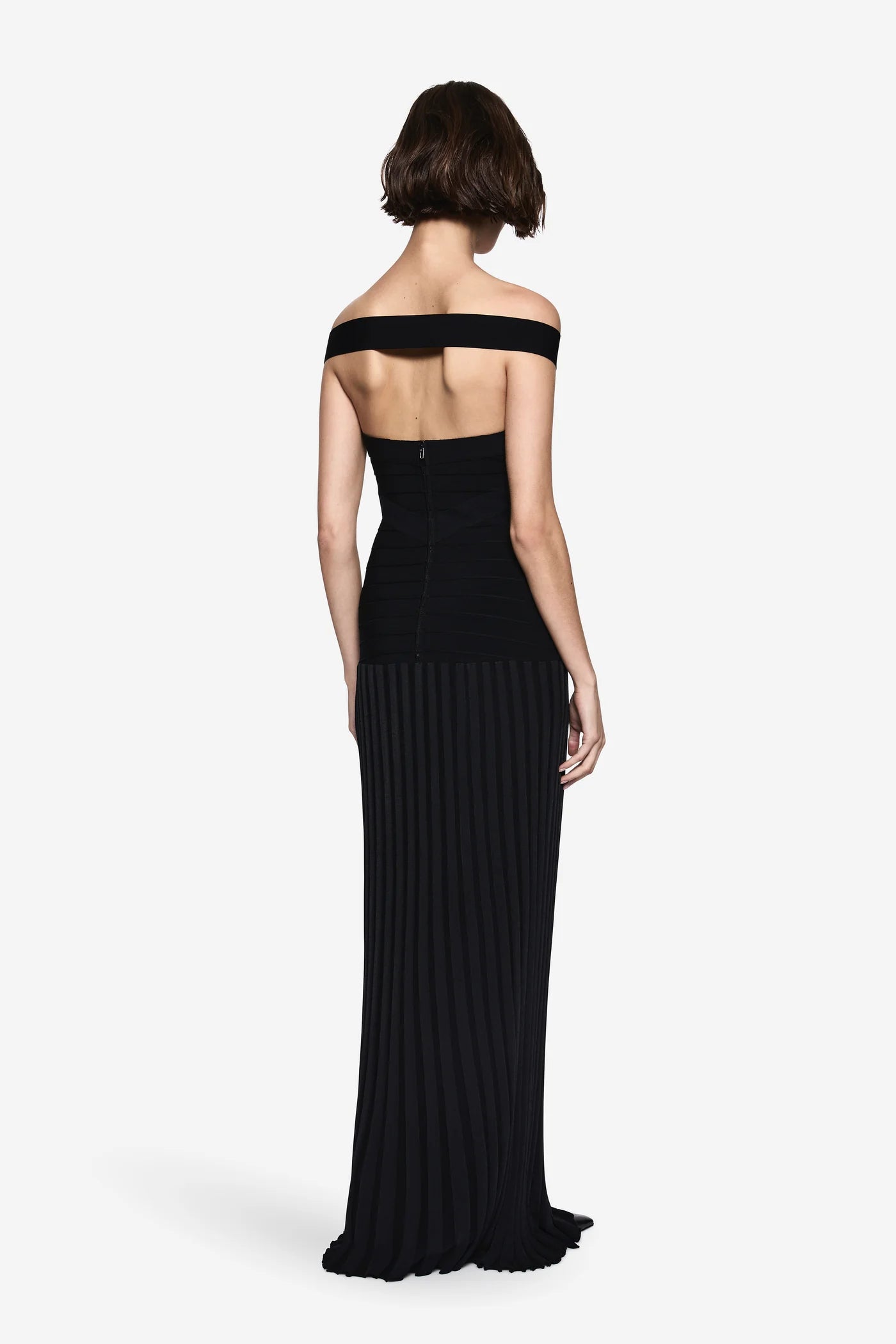 Misha Bandage Knit Dress Back View