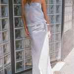Mode Mischief Melt Panel Maxi in Moonwater