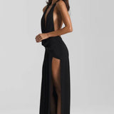 Natalie Rolt Winona Gown in Black