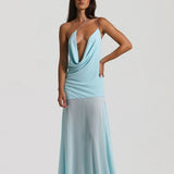 Natalie Rolt Dimity Gown in Baby Blue