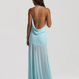 Natalie Rolt Dimity Gown in Baby Blue