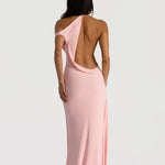 Natalie Rolt Mariela Gown in Blossom Pink Back View