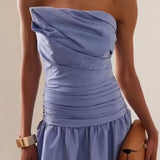 Rachel Gilbert Banks Dress in Cornflower Blue