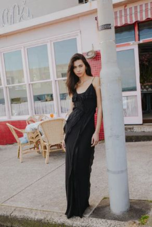 Rachel Gilbert Delfy Maxi in Black