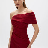 Rachel Gilbert Gale Gown in Wine
