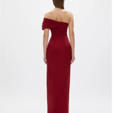 Rachel Gilbert Gale Gown in Wine