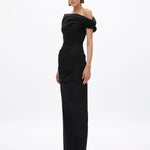 Rachel Gilbert Monique Gown Black Side View