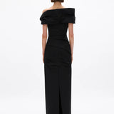 Rachel Gilbert Monique Gown Black Back View