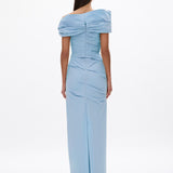 Rachel Gilbert Monique Gown in Sky Blue Back View