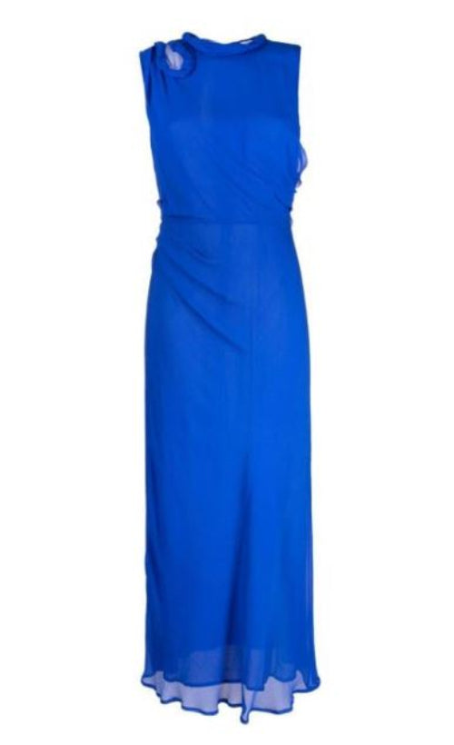 Rachel Gilbert Quinn Dress in Electric Blue Unmodelled