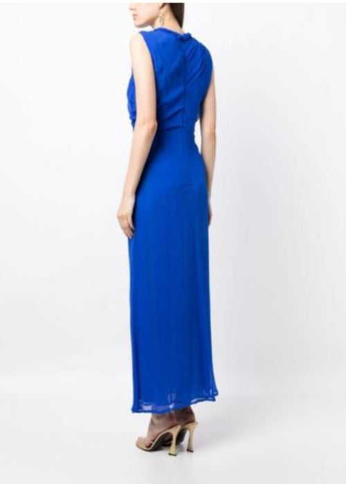Rachel Gilbert Quinn Dress in Electric Blue Side View