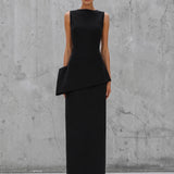 Rachel Gilbert Rick Gown in Black