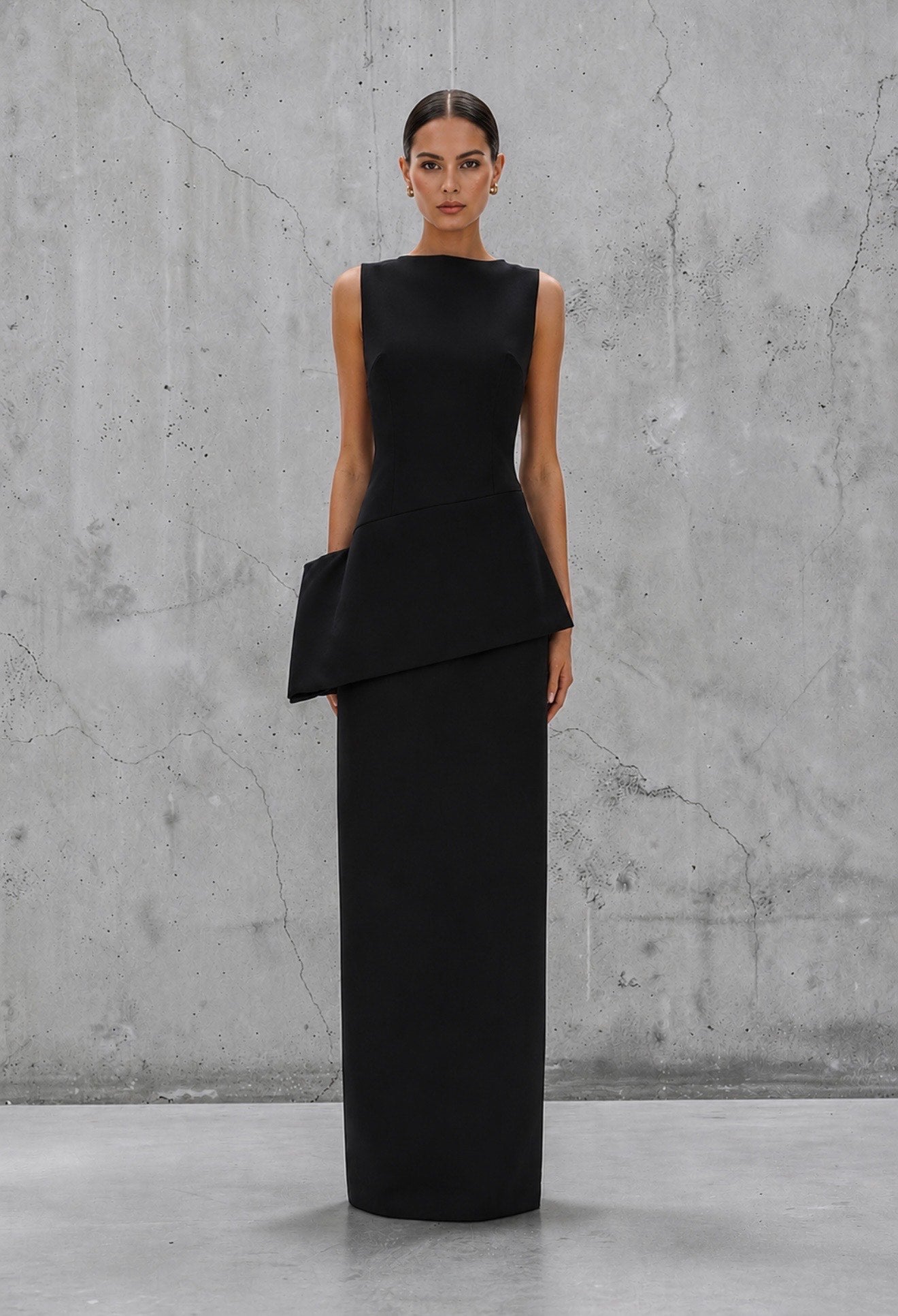 Rachel Gilbert Rick Gown in Black