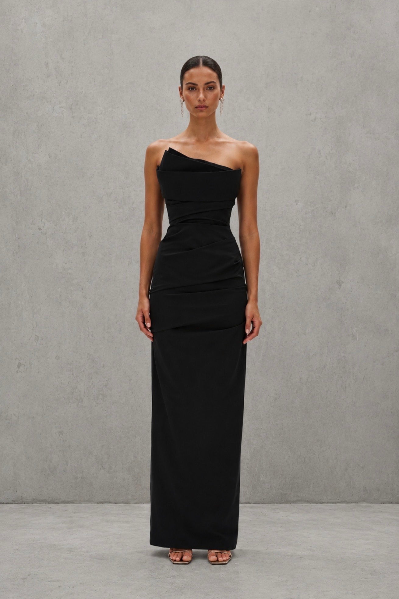 Rachel Gilbert Salma Gown Front View