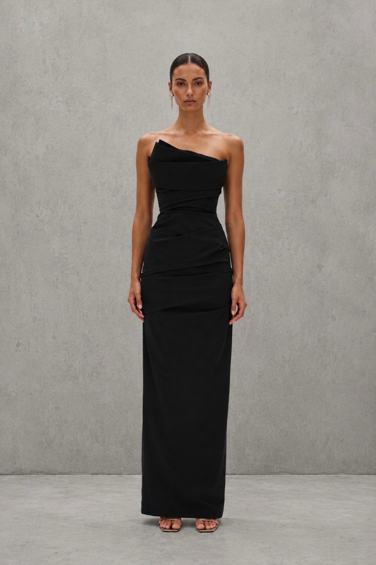 Rachel Gilbert Salma Gown Front View