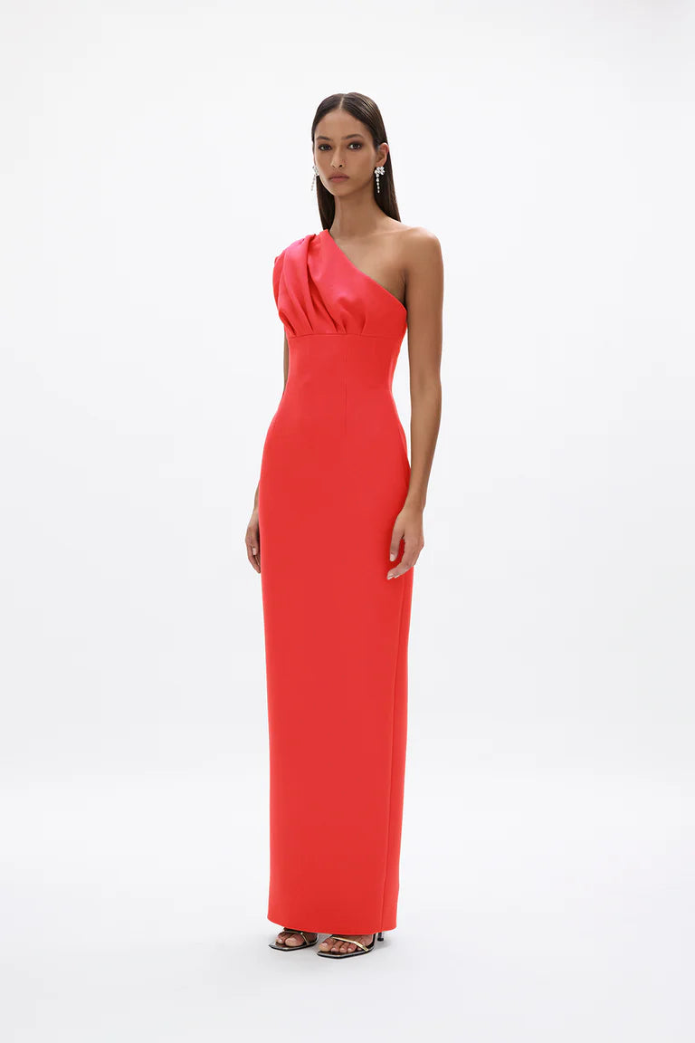 Rachel Gilbert Winnie Gown in Coral