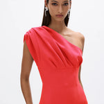 Rachel Gilbert Winnie Gown in Coral Close Up