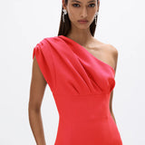 Rachel Gilbert Winnie Gown in Coral Close Up