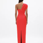 Rachel Gilbert Winnie Gown in Coral Back View