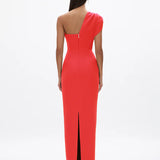 Rachel Gilbert Winnie Gown in Coral Back View