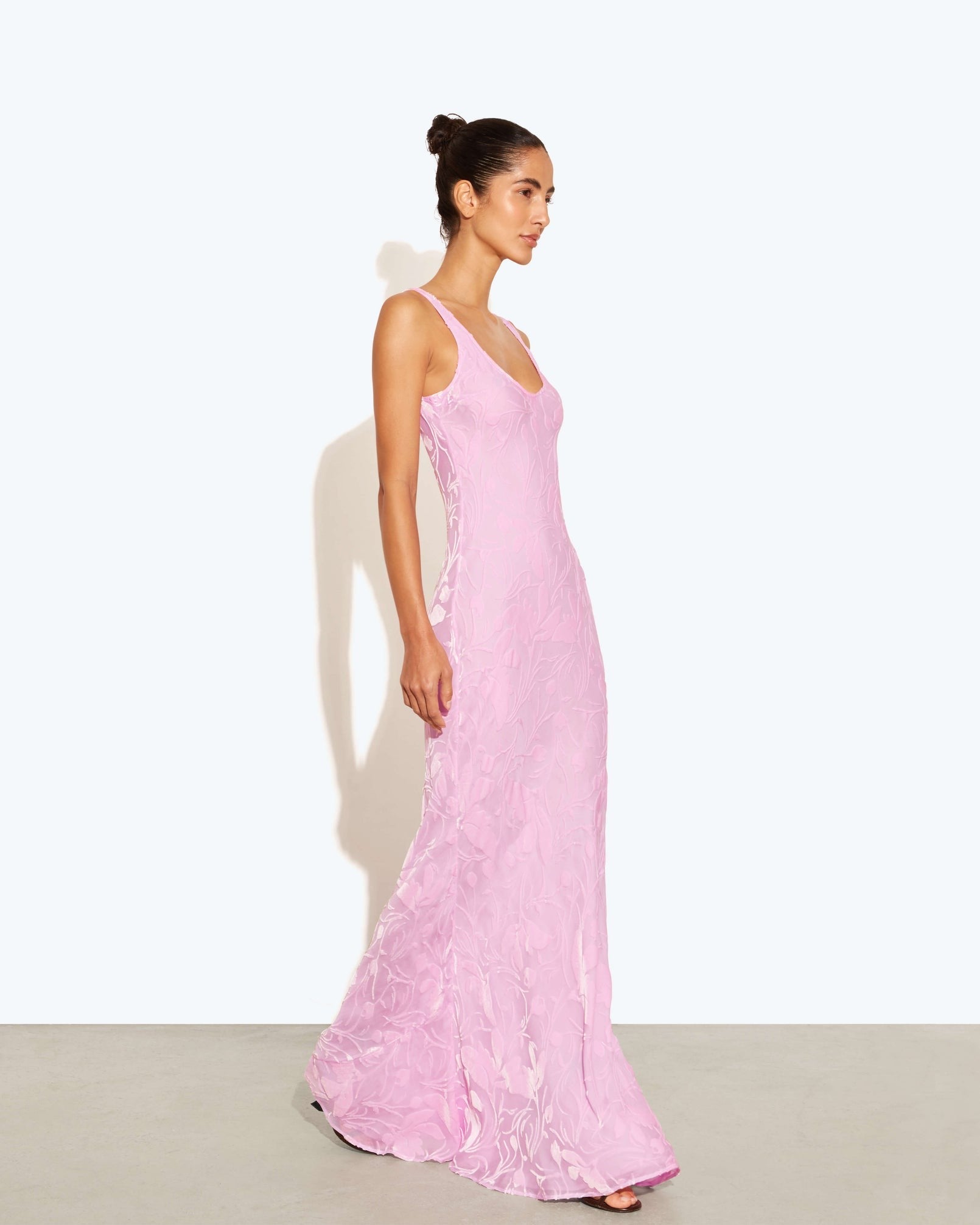 Rat and Boa Amaris Dress in Pink Side View