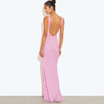 Rat and Boa Amaris Dress in Pink Back View