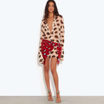 Rat and Boa Nilah Shirt Dress Animal Front View
