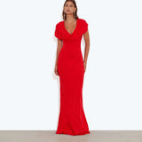 Rat and Boa Odessa Dress in Red