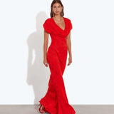 Rat and Boa Odessa Dress in Red