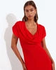 Rat and Boa Odessa Dress in Red