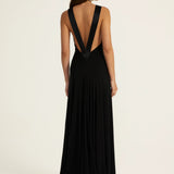 Ance Gria Rosa Gown in Black
