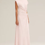 Scanlan Theodore Turban Ring Dress in Pink