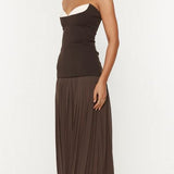 She is Olla Nicolette Gown in Espresso
