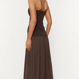 She is Olla Nicolette Gown in Espresso