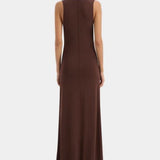 Sir Apolline Maxi Dress in Dark Chocolate