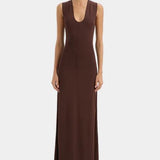 Sir Apolline Maxi Dress in Dark Chocolate
