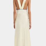 Sir Aries Cut Out Gown in Butter