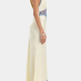 Sir Aries Cut Out Gown in Butter