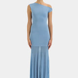 Sir Indigo Twist Dress in Blue