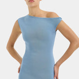 Sir Indigo Twist Dress in Blue
