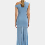 Sir Indigo Twist Dress in Blue