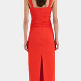 Sir Dahlia Balconette Gown in Tangerine