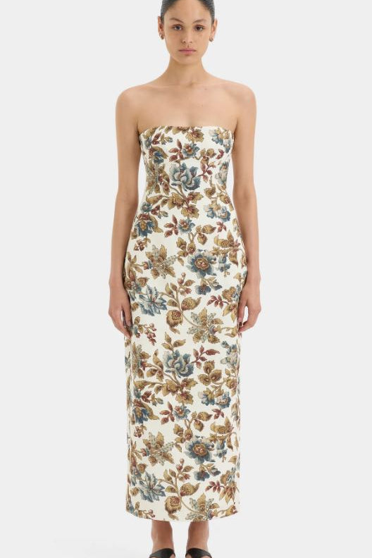 sir eleanora column midi dress JessicaVanderLeahy on LTK