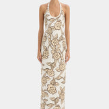 Sir Elodie Halter Midi Dress