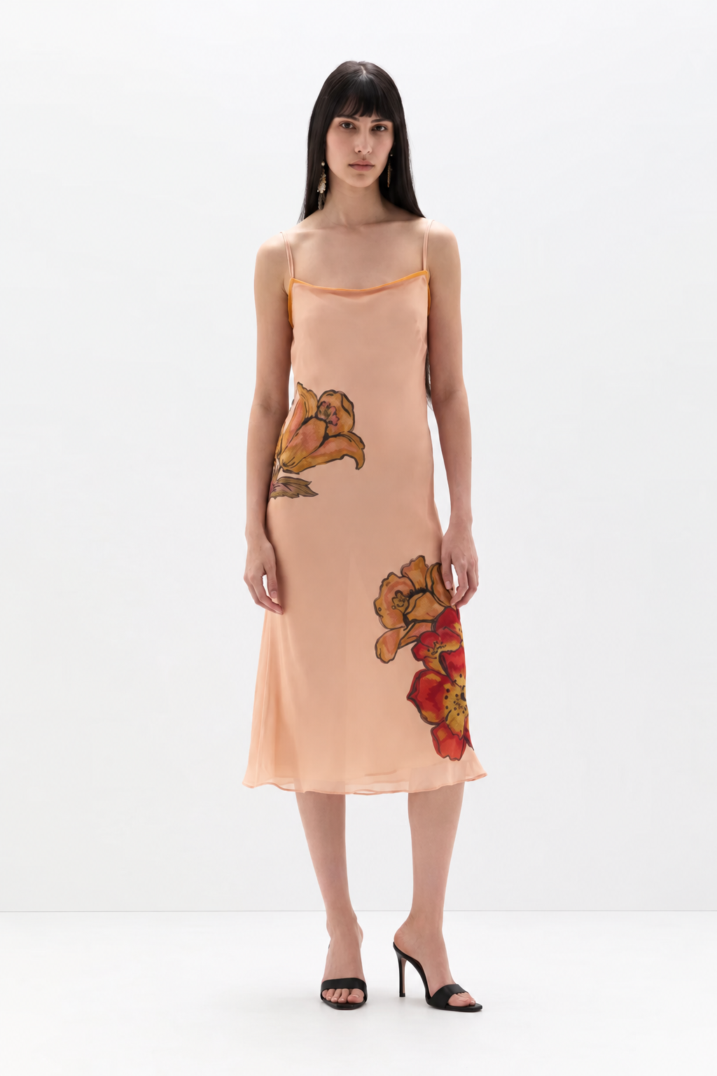 Sir Estella Slip Midi Dress Front View