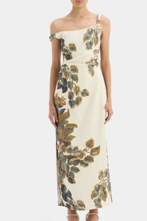 Sir Evalita Twist Midi Dress Front View