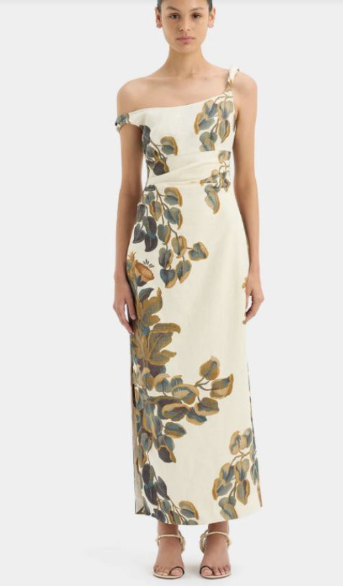 Sir Evalita Twist Midi Dress Front View